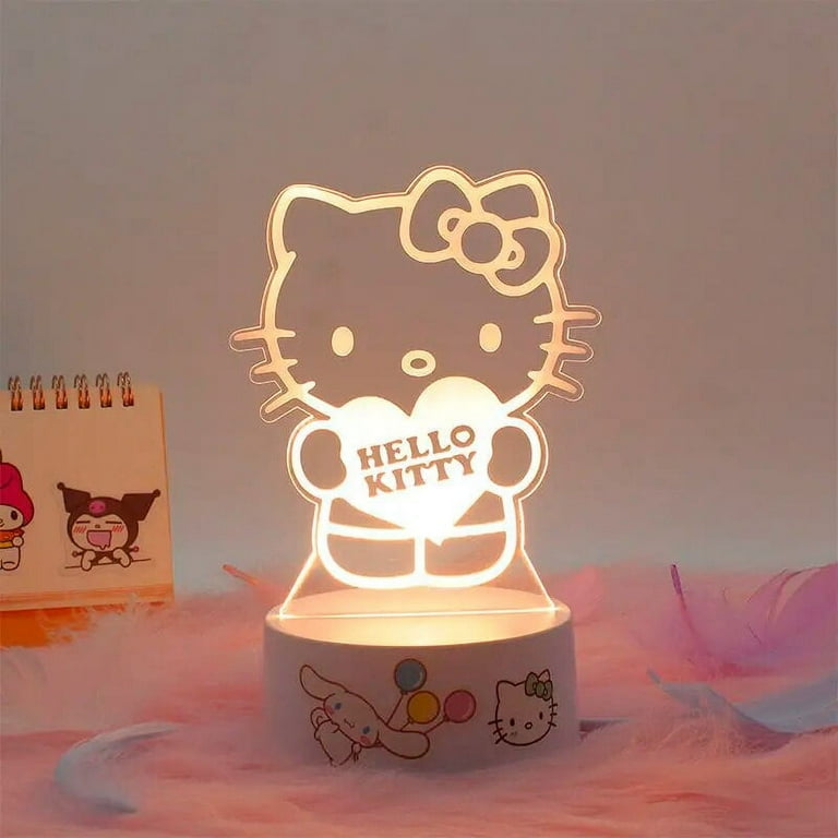 Kawaii Sanrio Hello Kitty My Melody Kuromi Night Light Cinnamoroll