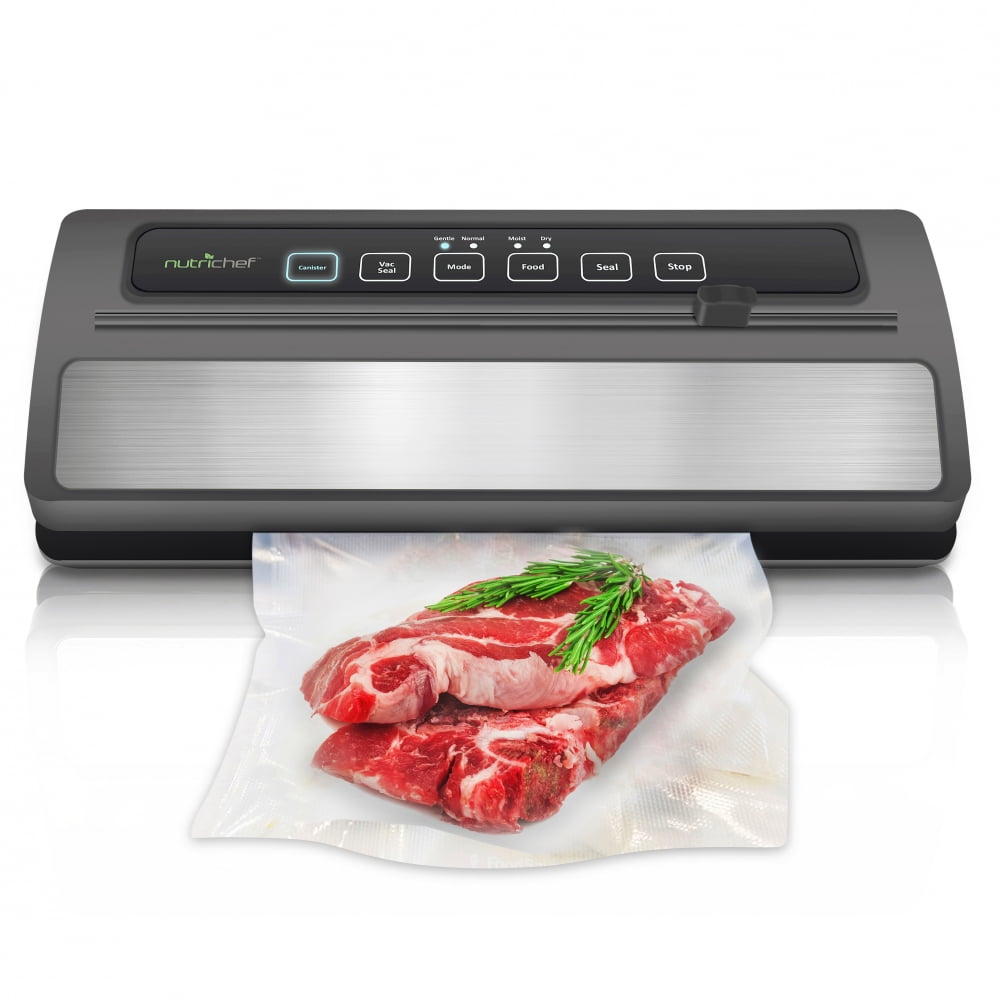 NutriChef PKVS25BK Automatic Food Vacuum Sealer Electric Air