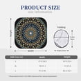 thumbnail image 3 of Disketp 2 Piece Dot Mandala Pattern Windshield Sunshades,Folding Windshield Sun Shade For Car Suv Trucks Sedan,Blocks Uv Rays Sun Visor Protector-Medium, 3 of 7