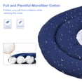 thumbnail image 3 of Recovery Donut Collar for Dogs Cat, Comfortable Adjustable Soft Dog Cone Alternative Elizabethan Donut Collar Adjustable Dog Neck Donut Collar Cone Anti Licking Biting Wounds, 3 of 7