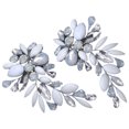 thumbnail image 1 of Miangastore 1 Pair Rhinestone Shoe Clips Shoe Charms Wedding Shoe Decorations Bride Shoe Clips, 1 of 8