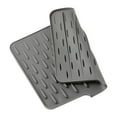 thumbnail image 5 of Sloped Silicone Drying Mat For Countertops Heat Resistant Nonslip Drainage Mat Multifunctional Kitchen Tool, 5 of 9