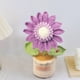 thumbnail image 3 of Decoración del hogar, decoración de habitaciones, decoración de paredes, flores grandes de ganchillo en maceta, girasol artificial, decoración de flores tejidas para el tablero del automóvil, decoraci, 3 of 5