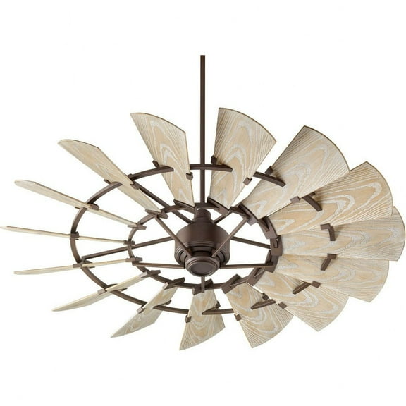 Quorum Lighting Windmill 60 15-Blade Oiled Bronze Ceiling Fan