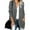 Dark Gray, variant on Patlollav Winter Womens Solid Long Cardigan Outwear Tops Jacket Sweaters With Pocket
