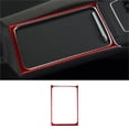 thumbnail image 1 of Real Bright Soft Car Interior Carbon Fiber Sticker DecorationRed Carbon Fiber Center Cupholder Frame Cover For Volkswagen Golf 2021Auto Car Protection Interior Accessories, 1 of 8