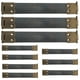 thumbnail image 3 of 10 unidades de marcos flexibles internos de metal de 10 cm, clips de resorte para bolsos, bisagras, accesorios para monederos y bolsos de mano - Verde oscuro, 3 of 7