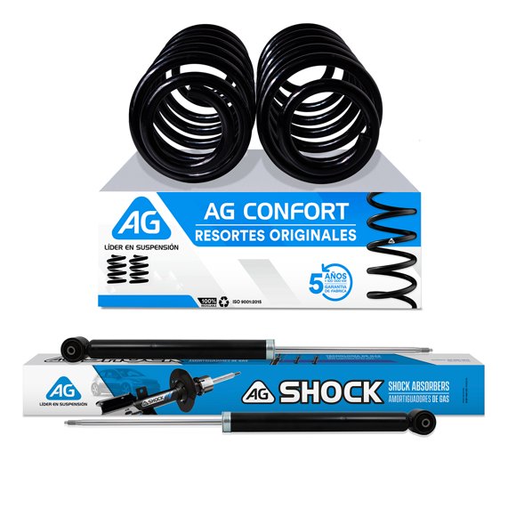 Kit Original AG para Auto Traseros para Volkswagen Jetta Clasico 2008 a 2015 4 Piezas Nuevos