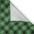 thumbnail image 4 of Ambesonne Plaid Window Valance, Diagonal Tartan Green, 54" X 18", Green Black White, 4 of 5