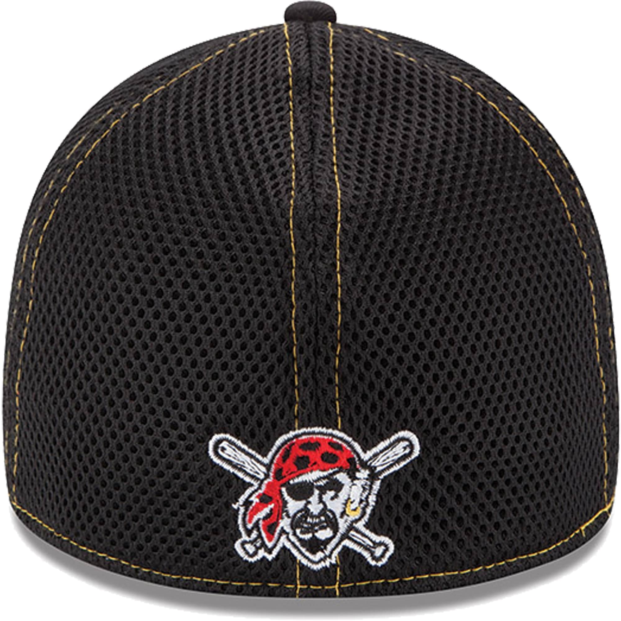 New Era Pittsburgh Pirates Black Neo 39THIRTY Stretch Fit Hat
