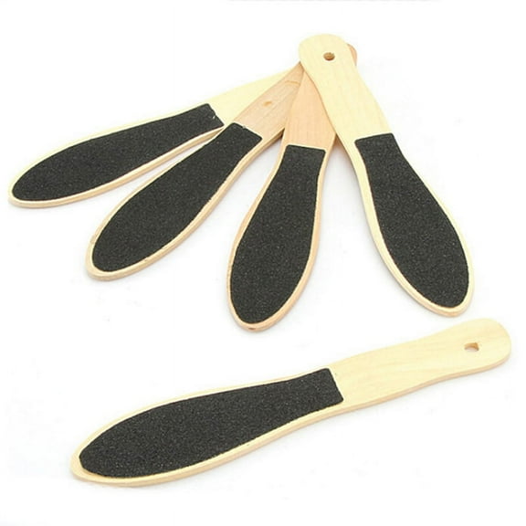 Double Sided Foot Rasp File Callus Wood Dead Skin Cleaner Pedicure Scrubbe WA