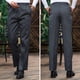 thumbnail image 4 of Chef pantalones hombres con bolsillos elásticos de la cintura holgada cocinero pantalón camarero uniforme amigable ropa para el restaurante Hotel cafetería cocina xl rayas de cebra Scienceny  HA012102-07, 4 of 6