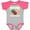 Baseball Heather and Hot Pink, variant on Inktastic Future Bocce Player Boys or Girls Baby Bodysuit
