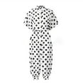 thumbnail image 4 of Cute Jumpsuits for Women Fall Dressy Polka Dot Formal Elegant Evening Party Wedding Guest Sexy Rompers, 4 of 6