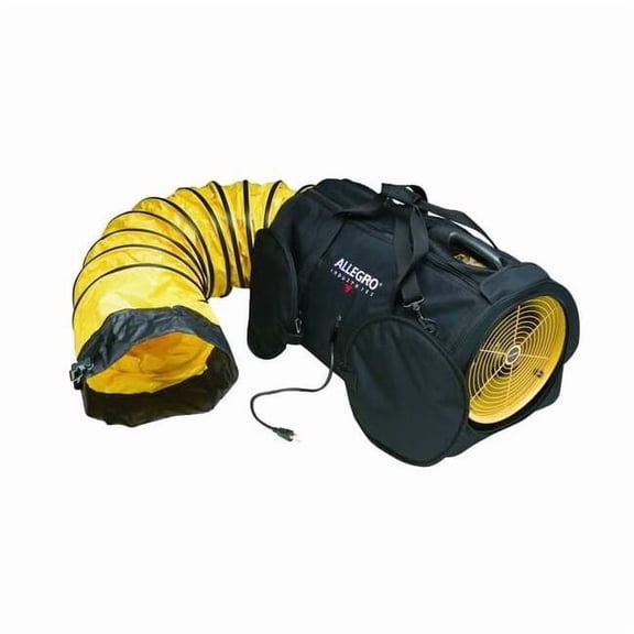 Allegro Industries Confined Space Fan,Black/Yellow,15" W 9535-08
