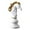 Knight, variant on 2Pieces Creative White with Pieces Statue Collectible Figurine Furnishing Home Contemporary Office Decoration , Rook, Small
