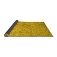 thumbnail image 2 of Ahgly Company Indoor Rectangle Abstract Yellow Contemporary Area Rugs, 8' x 10', 2 of 4