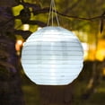 thumbnail image 4 of Linterna de paisaje de tela de nailon, 30cm, 12 pulgadas, luces de cadena, Festival de bodas solares, lámpara colgante de jardín al aire libre, decoración Hugtrwg  Para estrenar, 4 of 9