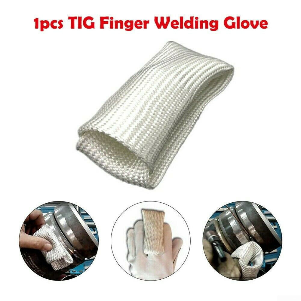 2Pcs TIG Finger Welding Gloves Heat Shield Guard Heat Protection By Weld Monger