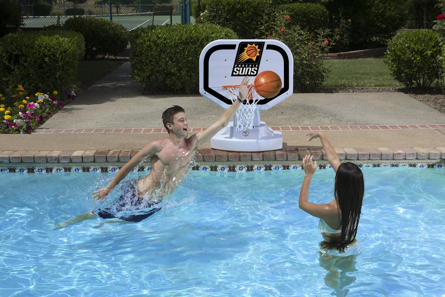 Poolmaster Phoenix Suns NBA USA Competition-Style Poolside Basketball Game