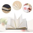 thumbnail image 4 of 2 Pcs Watercolour Hardback Concertina Blank Accordion-fold Design DIY Notebook Protable Journal Watercolor Sketchbook 6.4 x 4.3 Inch Black DIY, 4 of 9