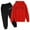 Z-1 Red, variant on CXYYY Kids Outfits for Boys Size 13-14,Long Sleeve Hoodie Sweatshirt and Sweatpants 2Pc Set Warm Cozy Teen Boys Clothes (Blue)