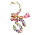 thumbnail image 2 of Letter Keychain For Cup Enthusiasts Initial Charm With Secure Lobster Clasp, 2 of 6