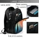 thumbnail image 4 of Balery yellow orange and teal Mochila con carga USB para hombre y mujer - Mochila impermeable y antirrobo para portátil con puerto USB para viajes, trabajo, estudios y universidad, 4 of 7
