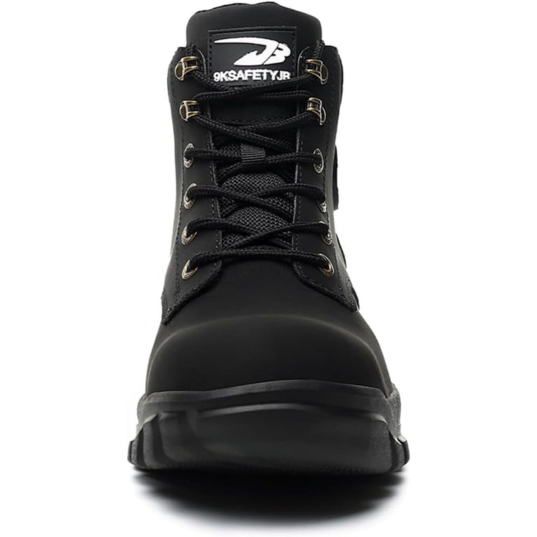 Men\'s Black Indestructible Boots Indestructible Safety Work Shoes Steel Toe Breathable Work  main image 3