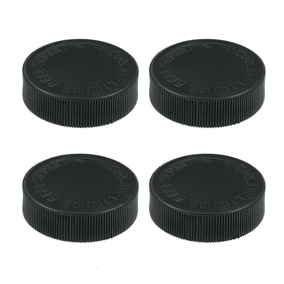 4pcs 21712-79900 Black Windshield Wiper Washer Fluid Reservoir Tank Bottle Cap Cover for INFINITI QX70 2014-2017