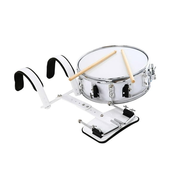 QualitChoice Students Beginners Practice Performance Parts Snare Drum With Back Bracket For Easy Transport Kids Snare Drum