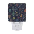thumbnail image 5 of Yayeee LED Plug in Night Light for The Home with Auto Dusk to Dawn Light Sensors, 2 Pack, Dark Blue Christmas, 5 of 6