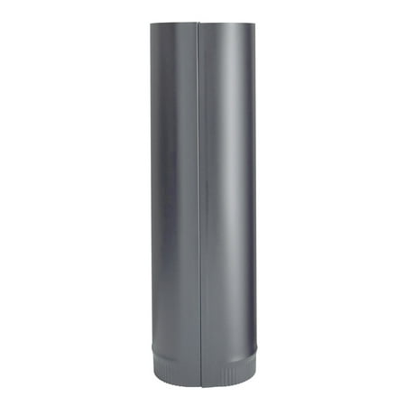 Imperial Manufacturing Group BM0113 8" X 24" Black Matte Stove Pipe