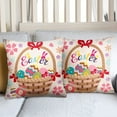thumbnail image 4 of Hbdhejl Easter Pillowcase Rabbit Holiday Home Sofa Bedside Peach Skin Pillowcase, 4 of 5
