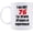 White, variant on 76th Birthday Gifts for Women - 1943 Birthday Gifts for Women, 76 Years Old Birthday Gifts Coffee Mug for Mom, Wife, Friend, Sister, Her, Colleague, Coworker - 11oz