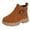 Brown, variant on Daznico Winter Soft Sole Comfortable Short Boots for Toddler Little and Big Kids Boys Girls,1.5