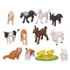 thumbnail image 1 of 12 piezas de simulación de animales de granja, juguetes educativos, caballo, oveja, cerdo, vaca, gato, perro, pollito, pato, conejo, animales de granja, juguetes, estatuas, 1 of 14