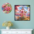 thumbnail image 3 of 5D DIY Con Forma Especial Parcial Arte Flores Cristal 30x30cm, 3 of 9
