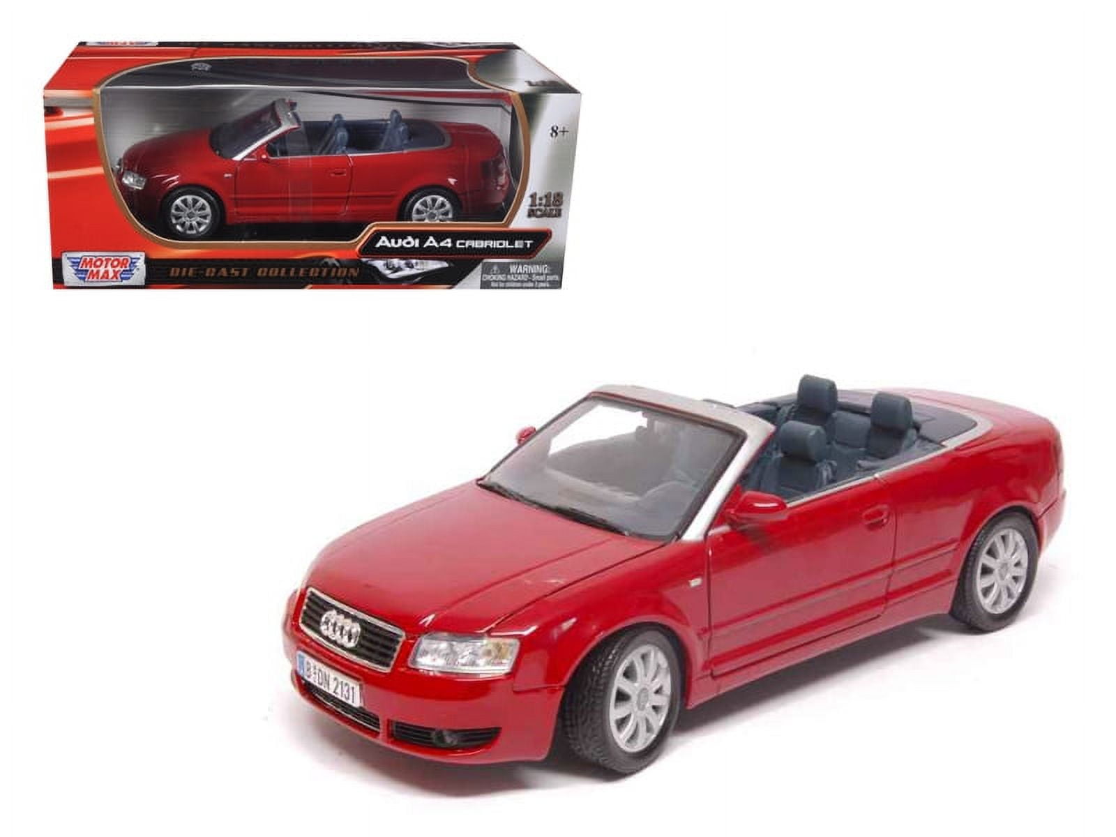 2004 Audi A8 Black 1/18 Diecast Car Model by Motormax