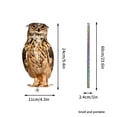 thumbnail image 3 of JoyMoreHome Fake Owl Hanging Reflective Owl Bird Deterrent Control Device for House Windows Outdoor Garden Yard, 3 of 4