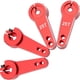 thumbnail image 4 of Brazo de Bocina para Servodirección de Coche RC de Aluminio de 25T, 5 Piezas, para 1/10 Axial DIY Drone, Pieza de Coche, Color Rojo, 4 of 5