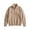 Beige, variant on Azrian Women’s Half Button Turtleneck Sweater, Long Sleeve Oversized Top Sizes S-3XL