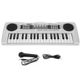 thumbnail image 1 of Electronic Keyboard 37 Piano Keys Children Toys Musical Instrument with MicrophoneSilver, 1 of 4