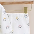 thumbnail image 6 of Gubotare Toddler Girl Pajamas Set Baby Girl Pajamas Toddler Bottom Pjs Nightgown Outfit 3 6 Months (White,3-6 Months), 6 of 7