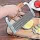 thumbnail image 2 of Potato Slice , Wavy French Fries With Less Steel Blade And For Vetable, Fruit And , Set, 2 of 5