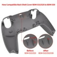 thumbnail image 5 of eXtremeRate Coral Grip Replacement Back Housing Bottom Shell Cover for ps5 Controller BDM-010/020/030/040, 5 of 5