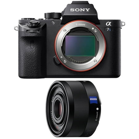 Sony a7S II Full-frame Mirrorless Interchangeable Lens Camera Body 35mm Lens Bundle includes a7S II Body and Sonnar T* FE 35mm F2.8 ZA Full Frame Lens