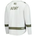 thumbnail image 3 of Men's White/Olive Army Black Knights Replica Hockey Jersey, 3 of 3