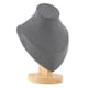 thumbnail image 2 of Exhibición de joyas Busto de maniquí Cadena Busto Soporte Base de madera Modelo de moda Estable 85x147x178cm, 2 of 9