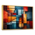 thumbnail image 2 of Designart "Vibrant Collage In Cubist Style" Cubism Floater Framed Canvas Prints, 2 of 5